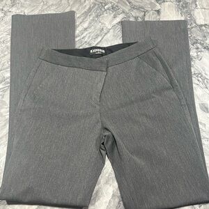 Express - columnist style trousers size 4R. Dark Gray.